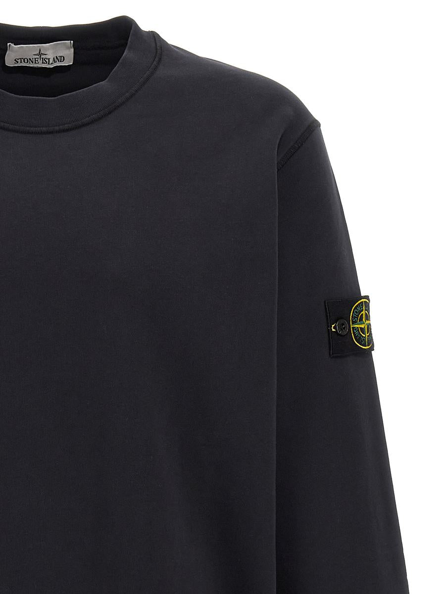 Stone Island Logo Badge Sweatshirt