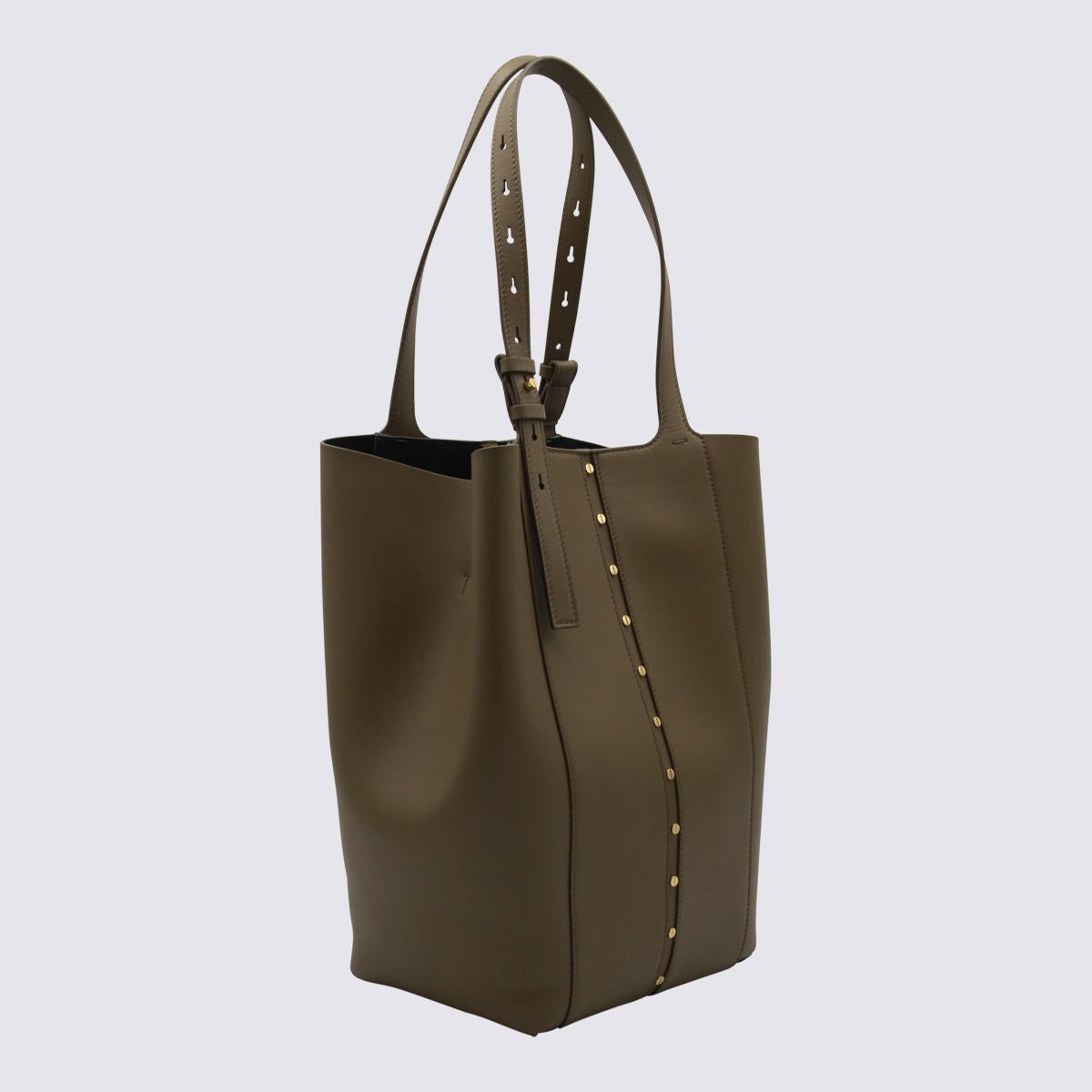Golden Goose Brown Leather Totes