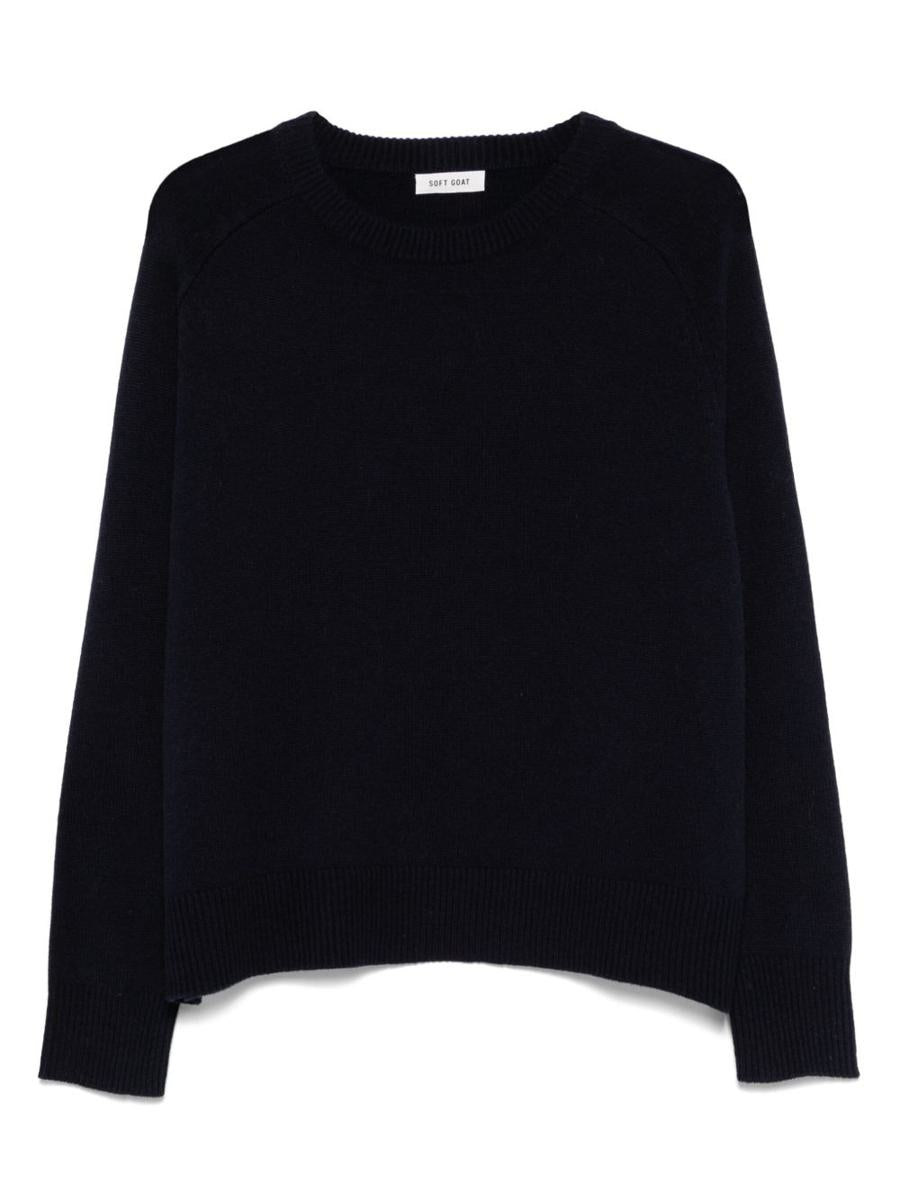 Soft Goat Cashmere Boyfriend Crewneck Jumper