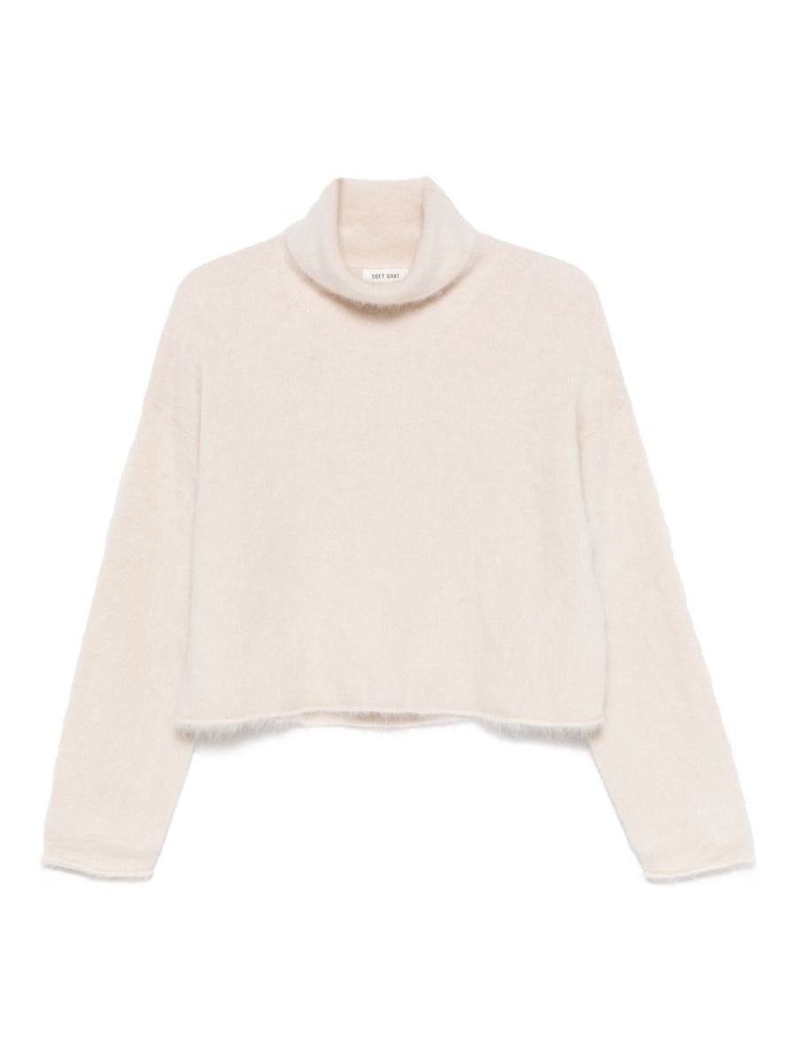 Soft Goat Cashmere Turtle-Neck Jumper