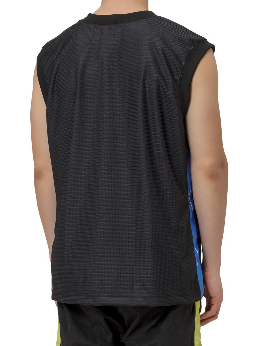 Daniel Patrick Mesh Over Tank Top With Side Bands
