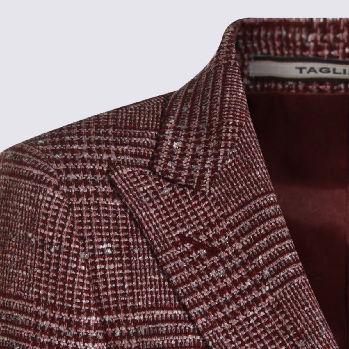 Tagliatore Bordeaux Wool Blazer