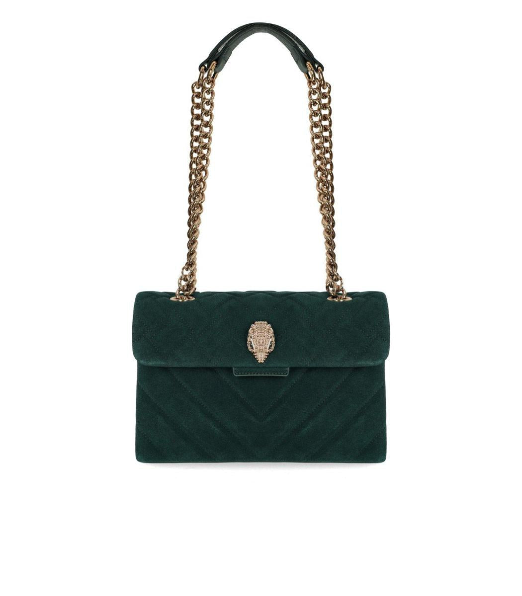 Kurt Geiger London Kensington Large Green Shoulder Bag