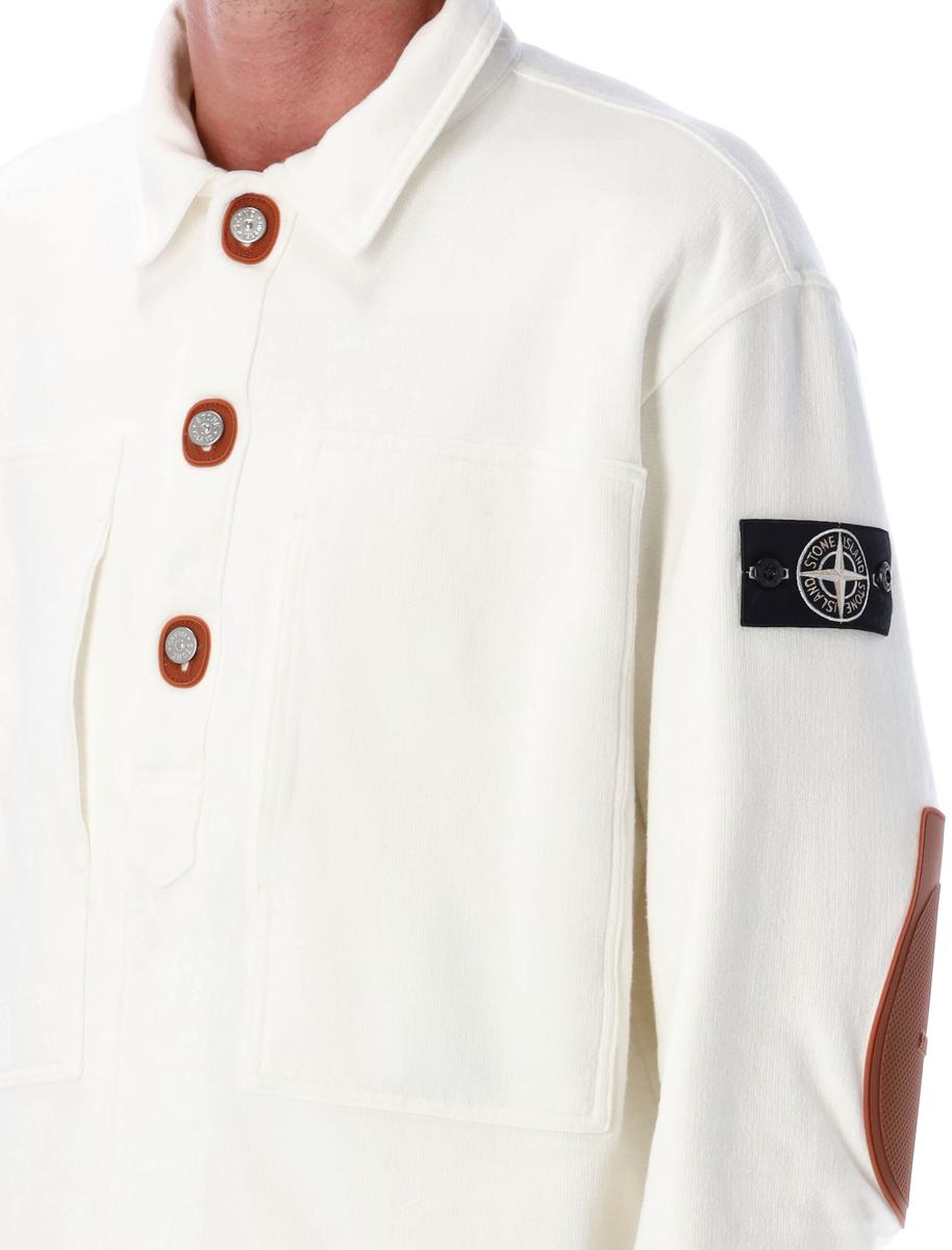 Stone Island Knit-Look Cotton Coach Jacket