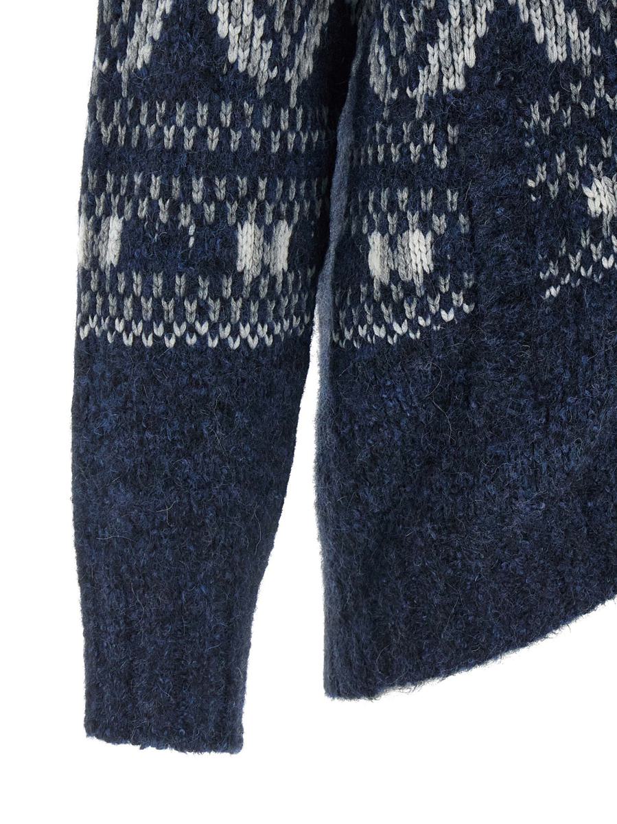 Brunello Cucinelli 'Geometric Jacquard' Cardigan