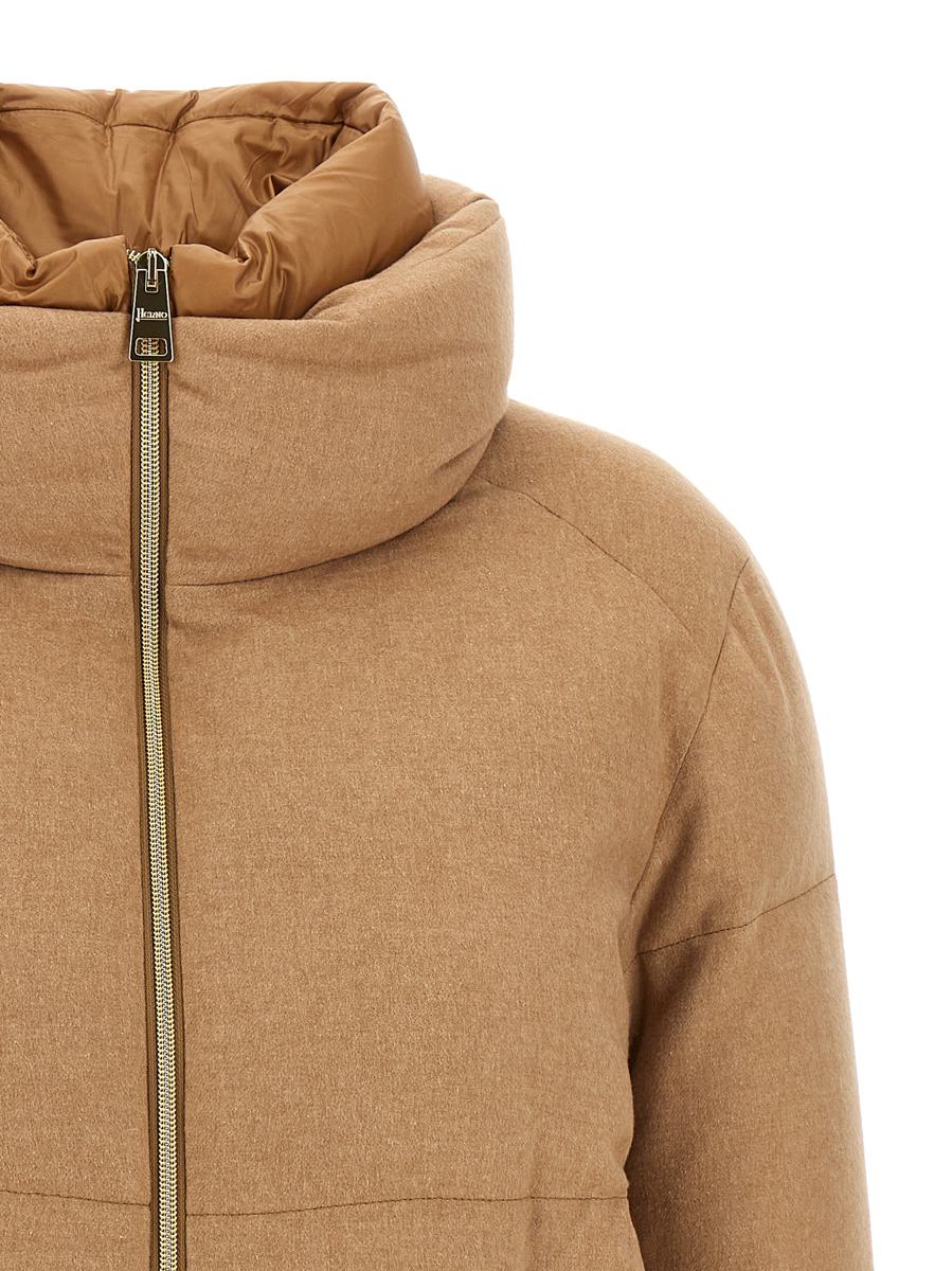 Herno Two-Material Puffer Jacket