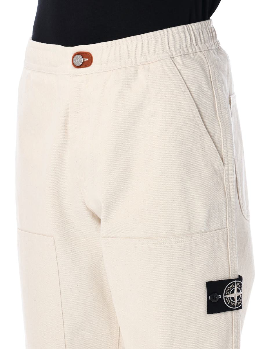 Stone Island Relaxed Gabardine Chino Trousers