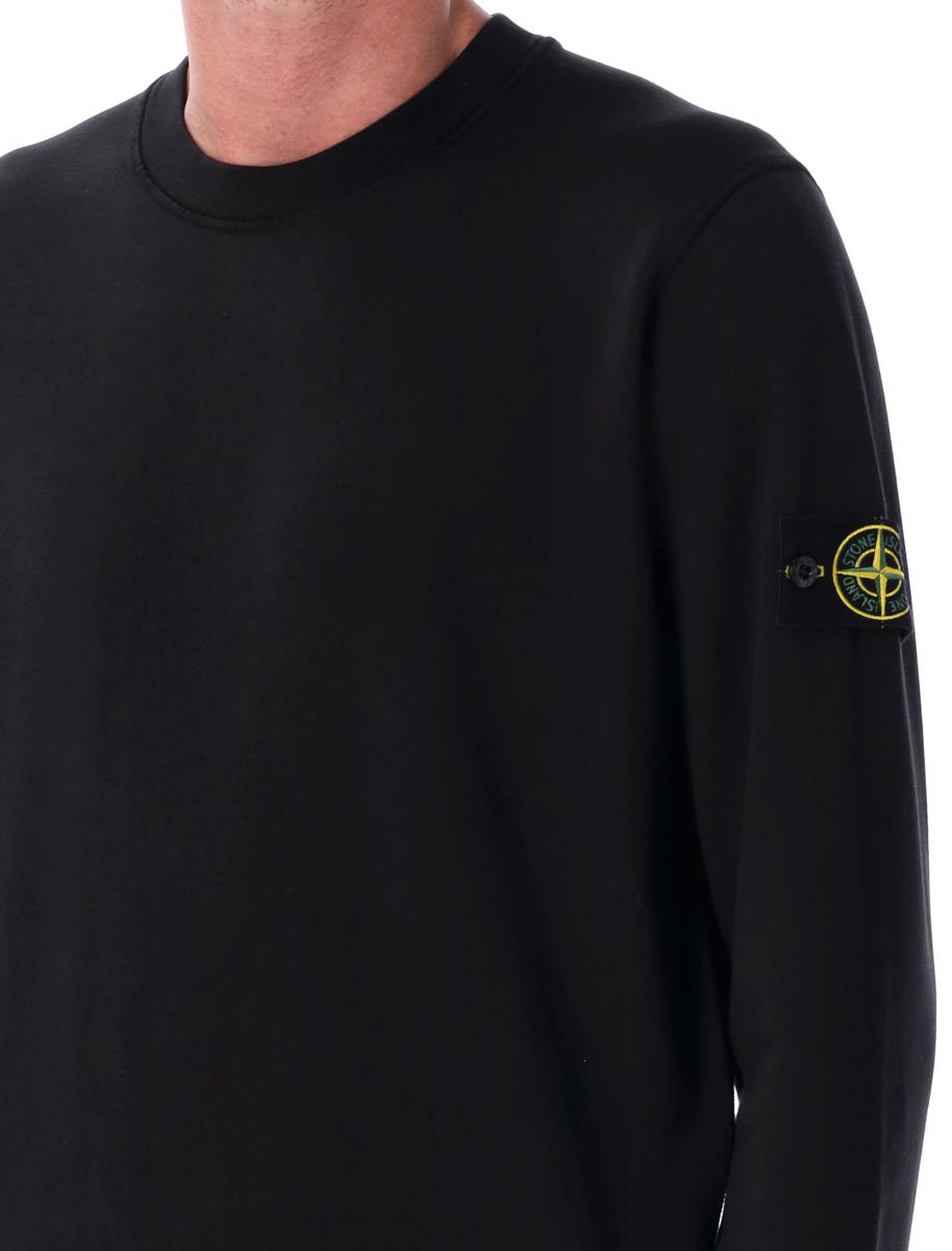 Stone Island Organic Cotton Crewneck Sweatshirt