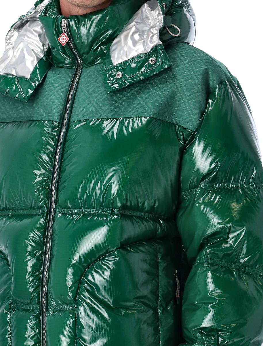Casablanca Nylon Down Jacket Green