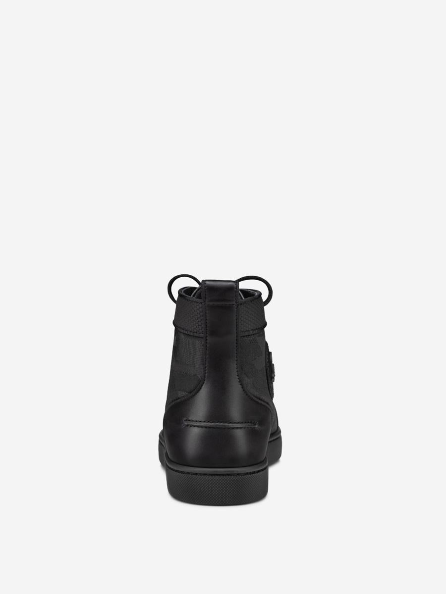 Christian Louboutin Louis Jacquard Leather Sneakers