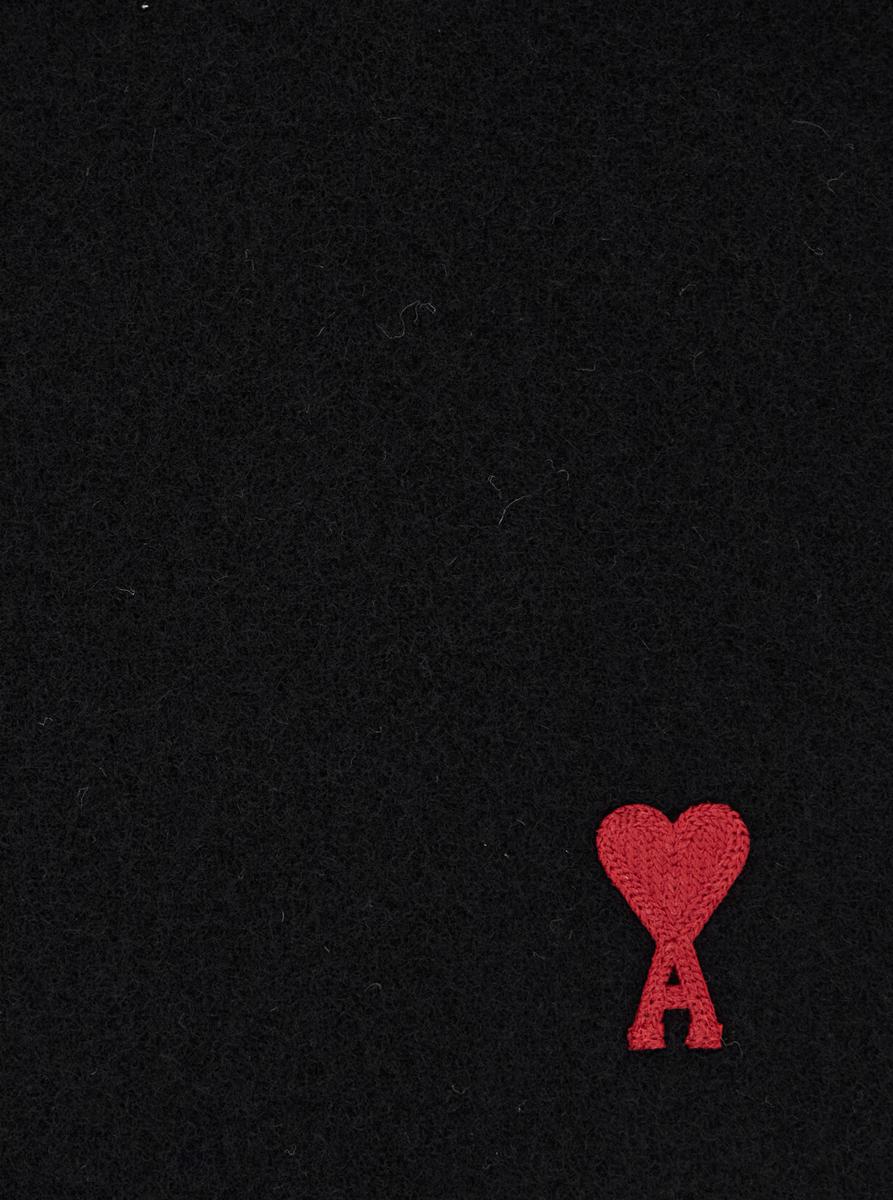 Red AMI Paris De Coeur Scarf