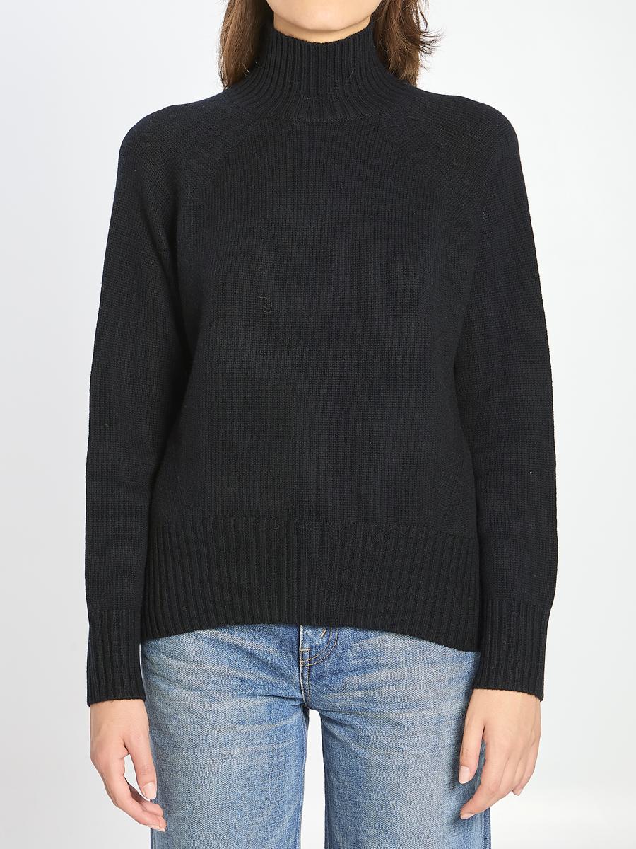 Turtleneck In Wool And Cashmere