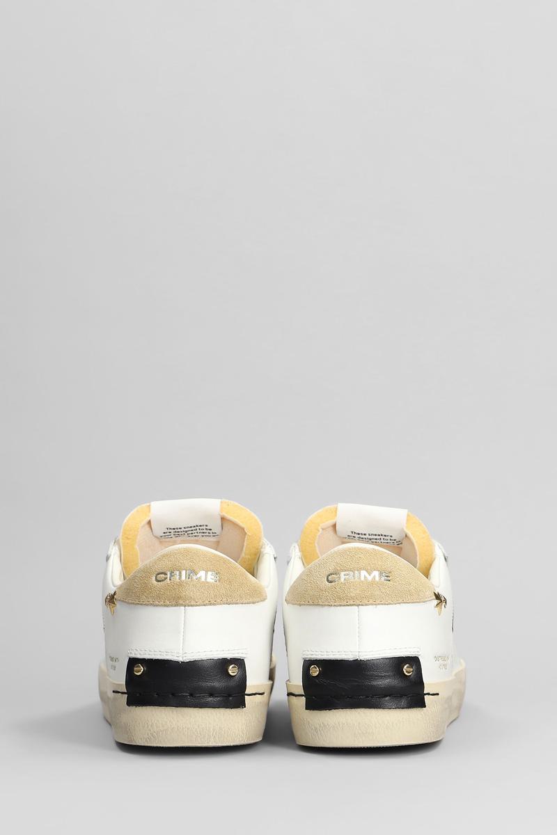 Crime London Distressed Sneakers