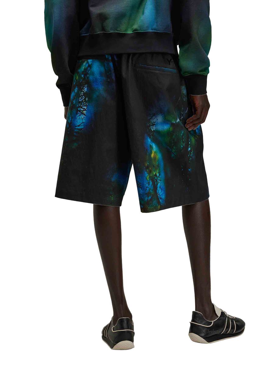 Y-3 Adidas Aop Ripstop Bermuda Shorts