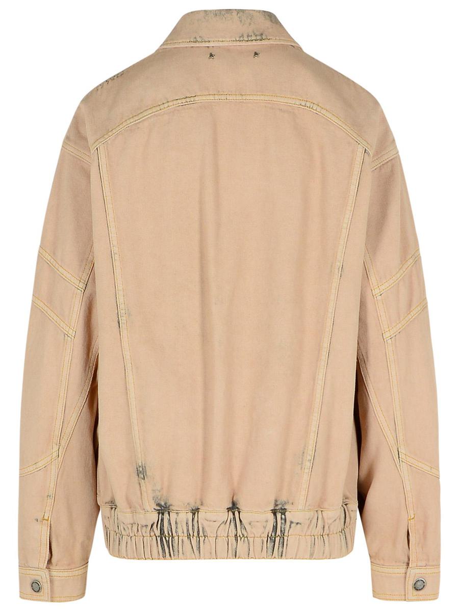 Golden Goose 'Nancy' Pink Cotton Bomber Jacket