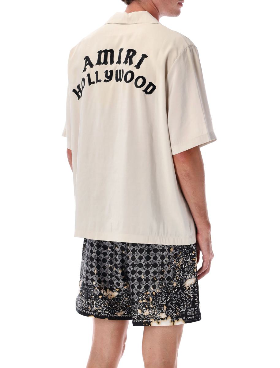 Amiri Hollywood Print Bowling Shirt