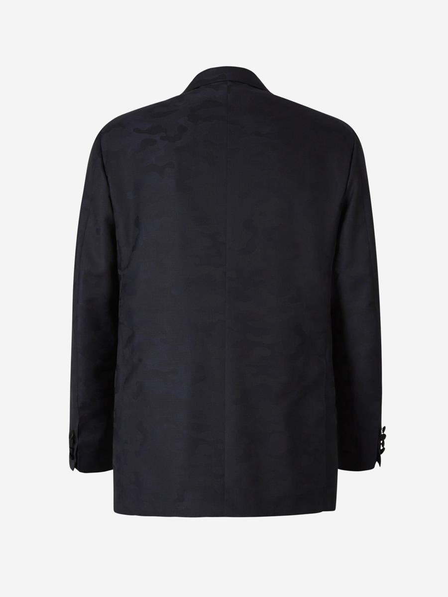 Sartorio Napoli Camouflage Pattern Blazer