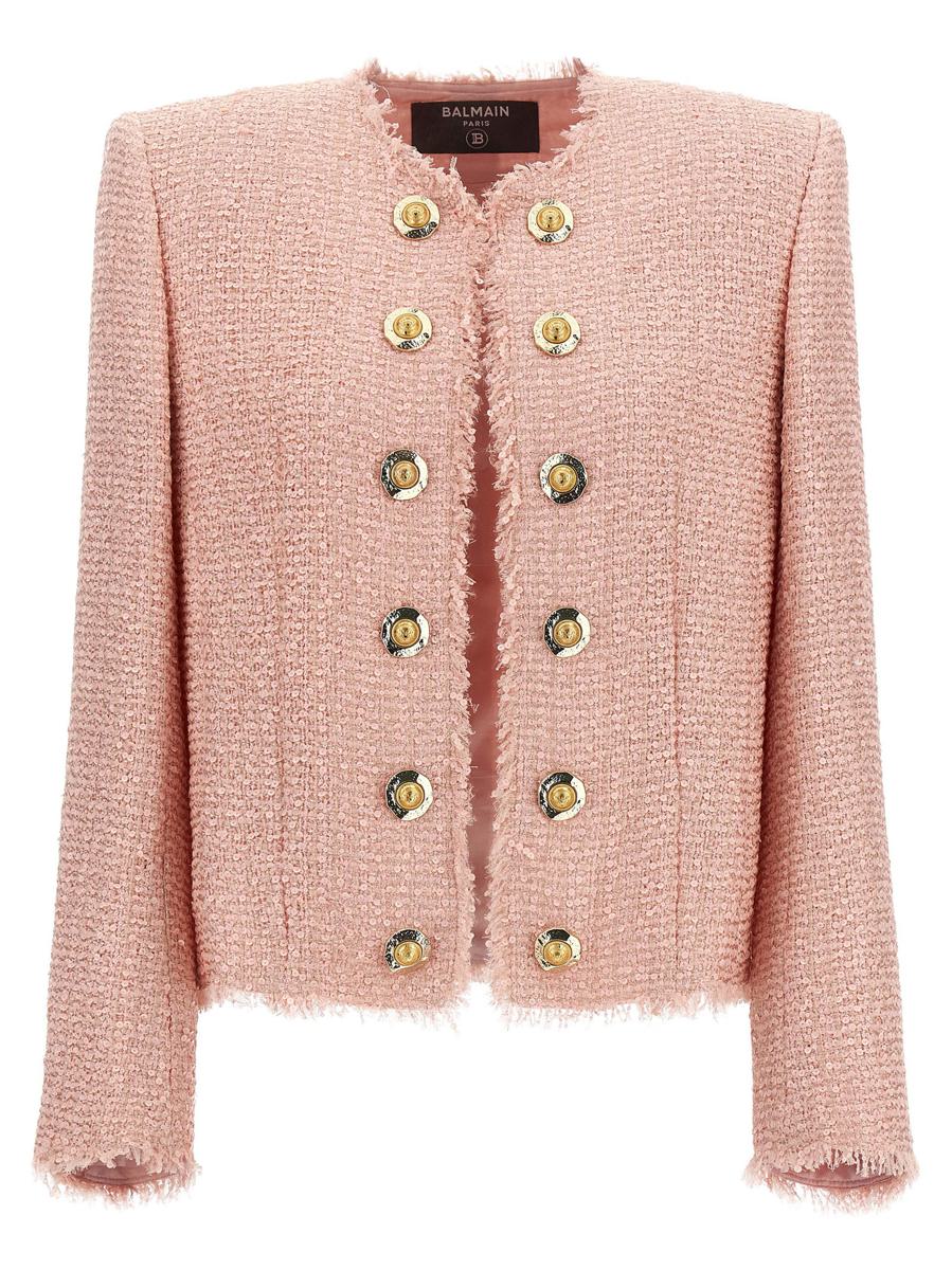Balmain Sequin Tweed Blazer