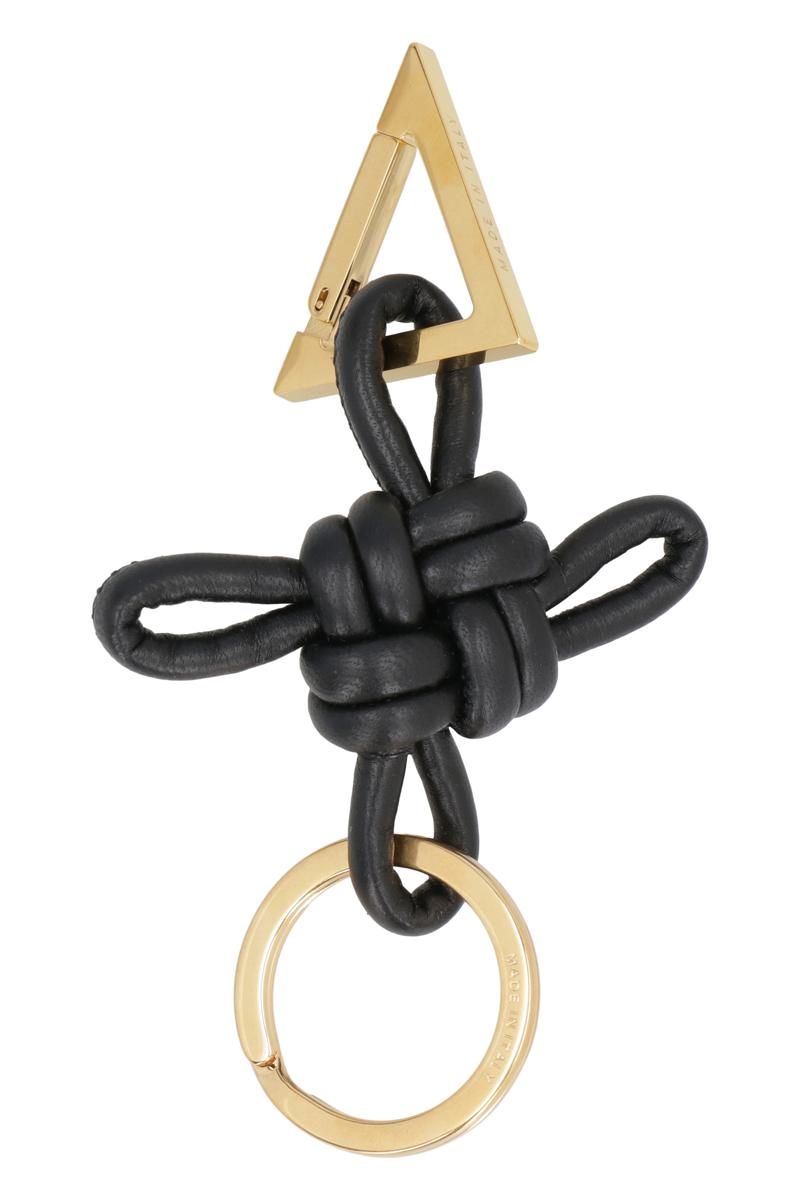 Bottega Veneta Triangle Leather Keyring