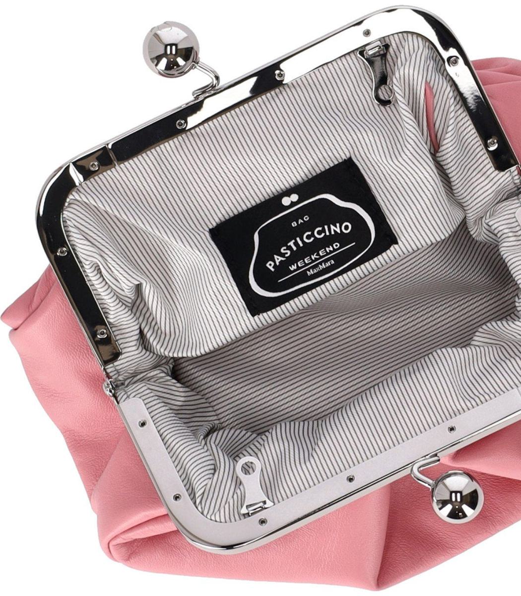 Weekend Max Mara Pasticcino Prati Small Pink Clutch