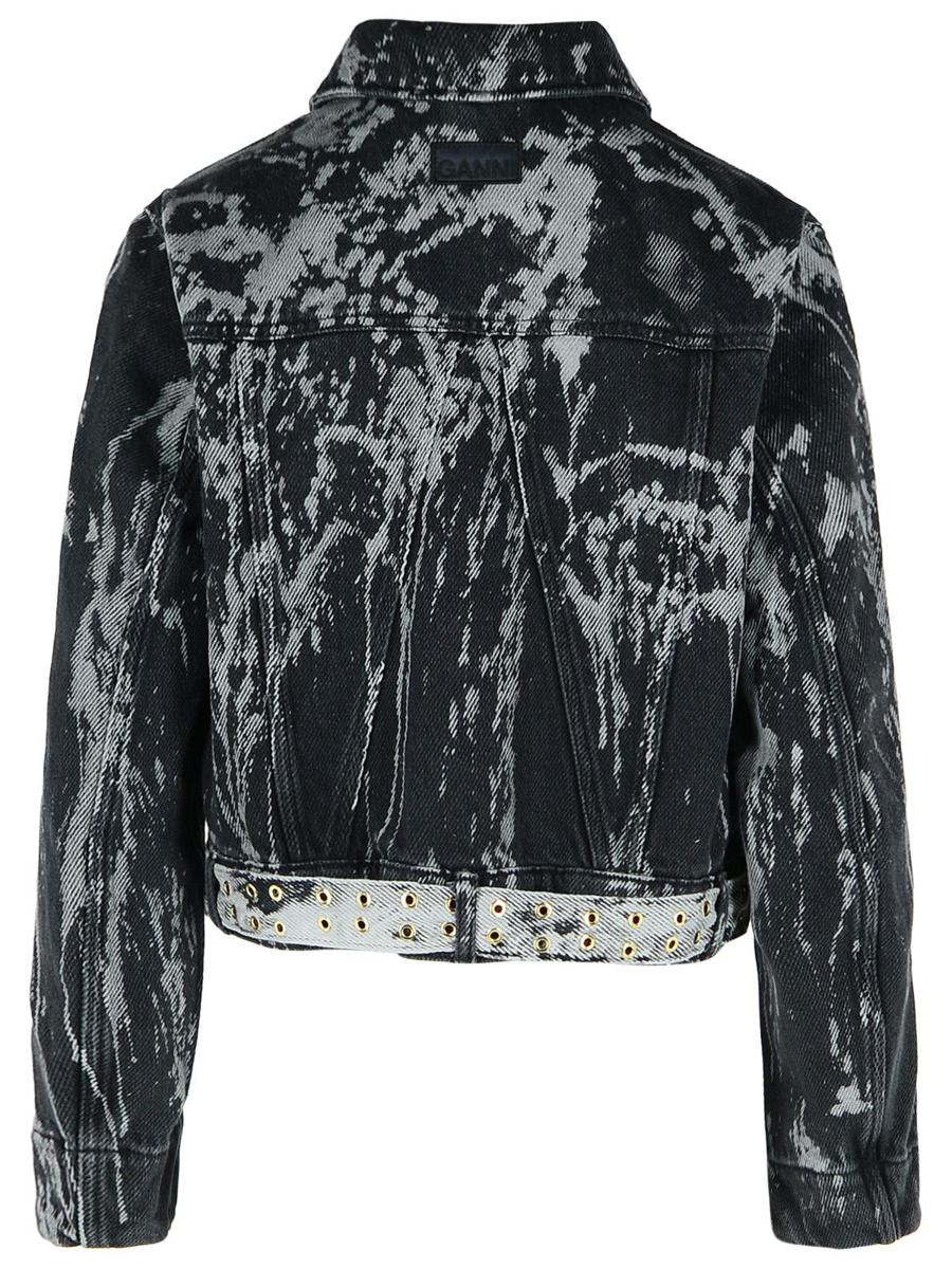 Ganni Black Denim Jacket