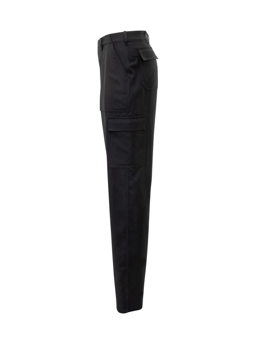 Etro Etro Men'S Black Wool Cargo Trousers