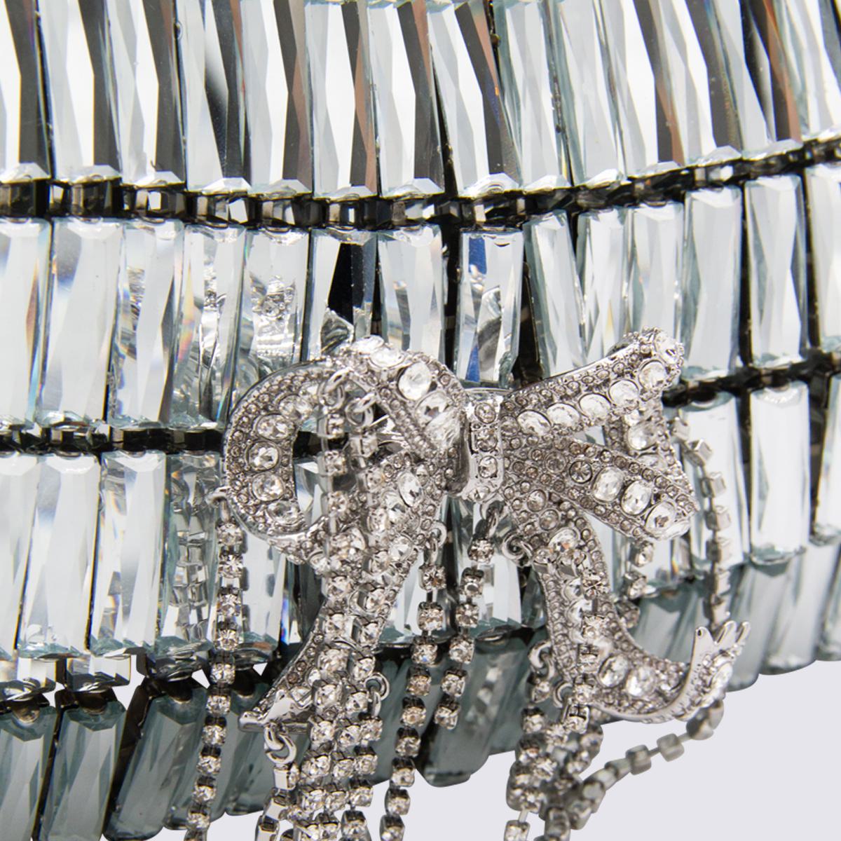 Self-Portrait Silver Glass Bag