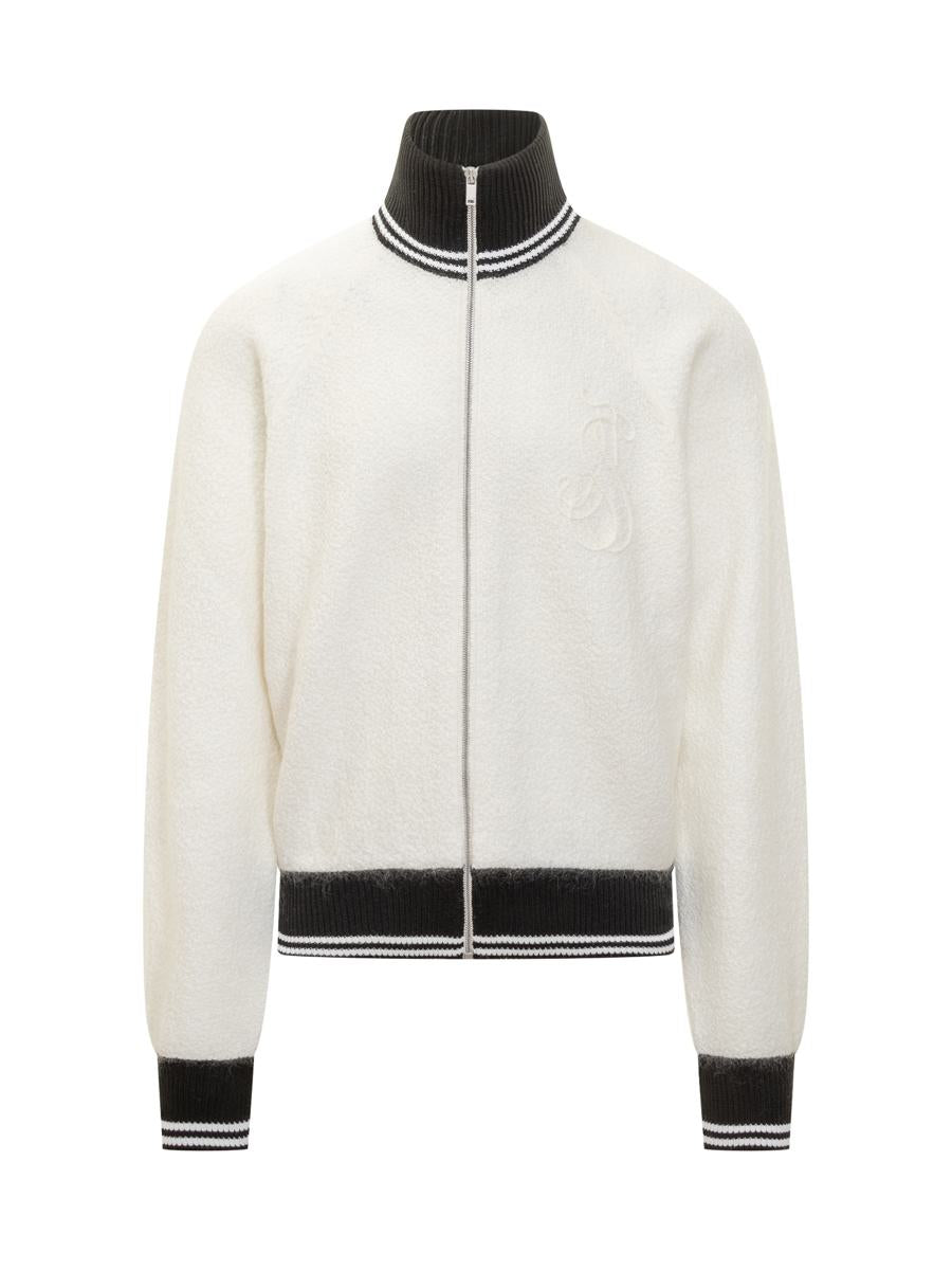 Jil Sander Jil Sander Two-Tone Knit Jacket With Zip