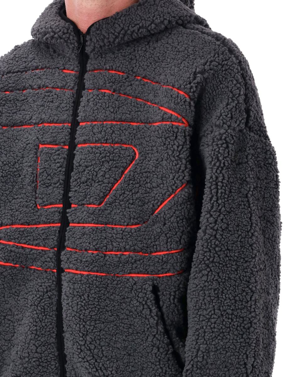 Diesel S-Zat Teddy Zip Hoodie