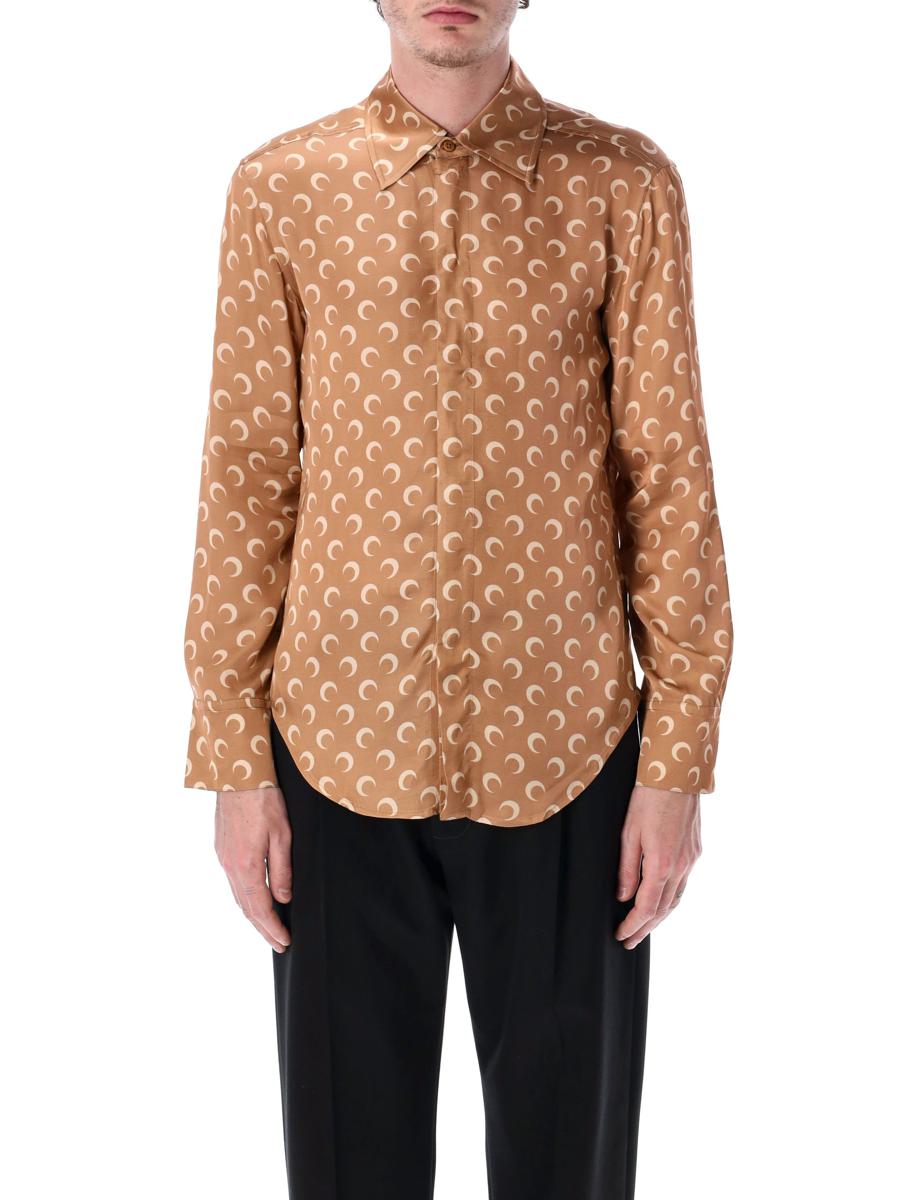Marine Serre Moon Satin Shirt