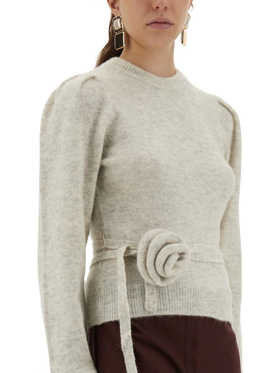 Rotate Birger Christensen Mesh With Flower Detail