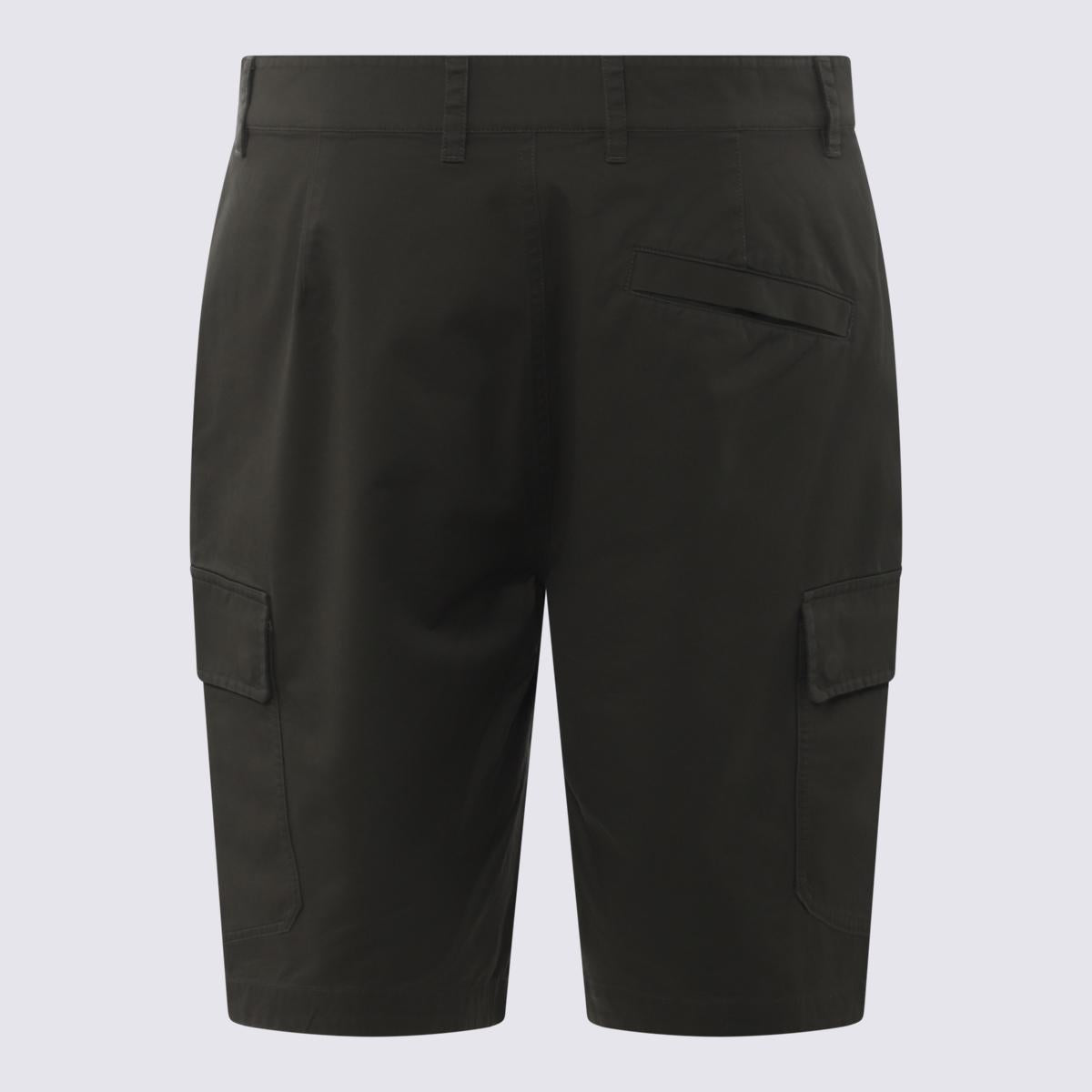 Add Dark Green Cotton Shorts