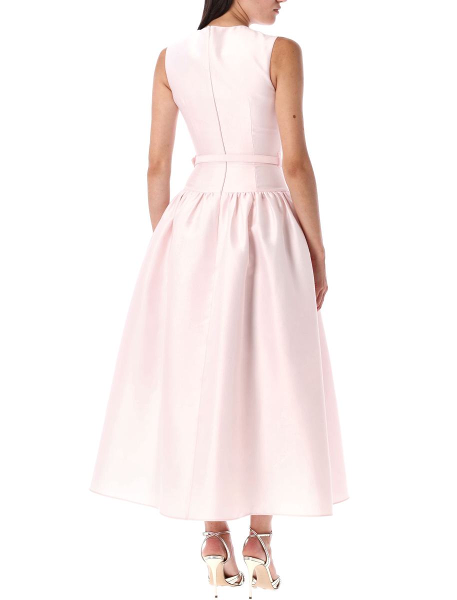 Self-Portrait Taffeta Midi Dress