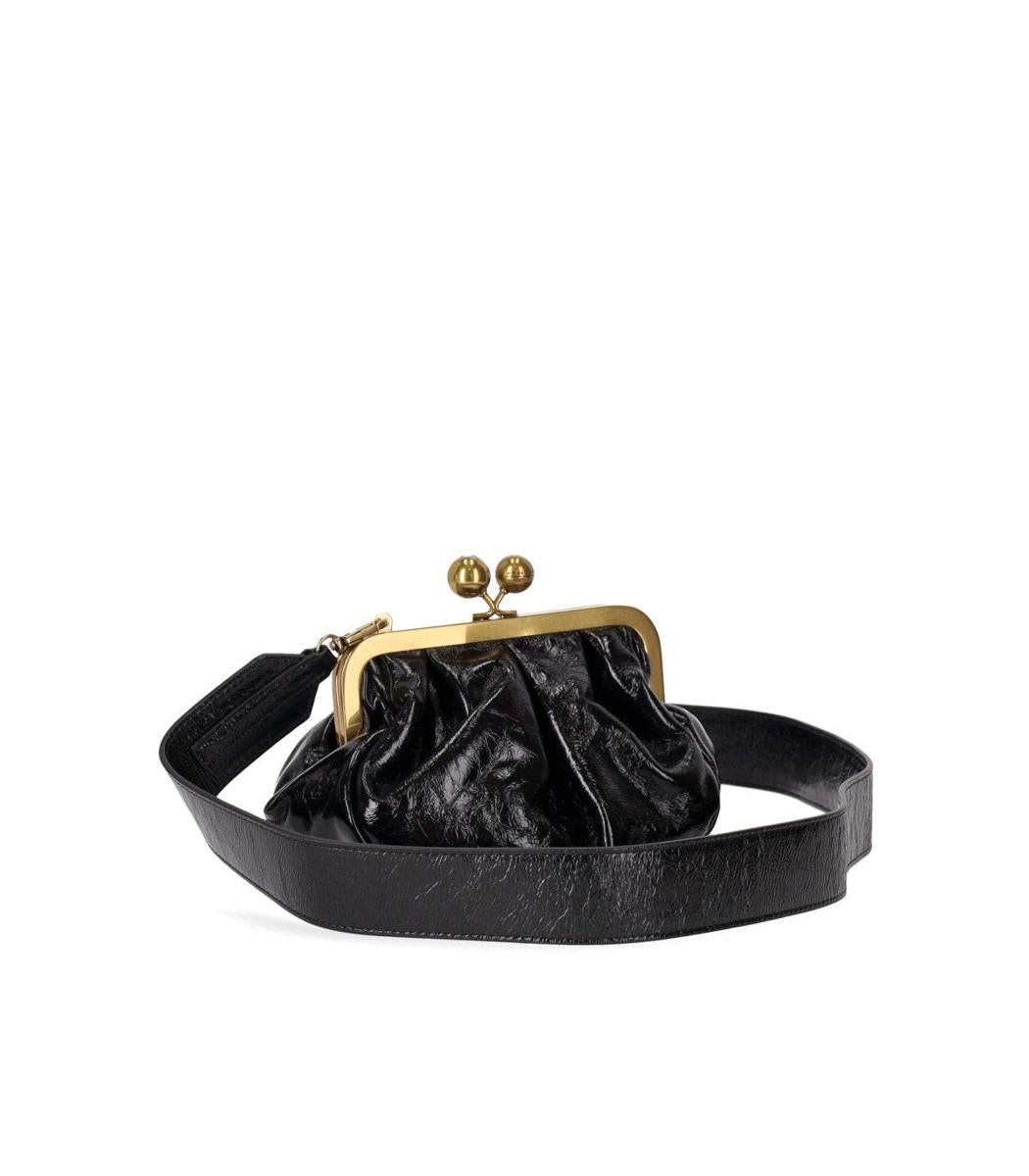 Weekend Max Mara Pasticcino Navetta Small Black Clutch