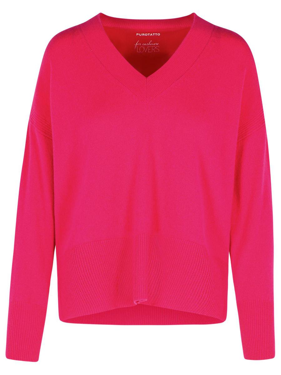 Purotatto Fuchsia Cashmere Sweater
