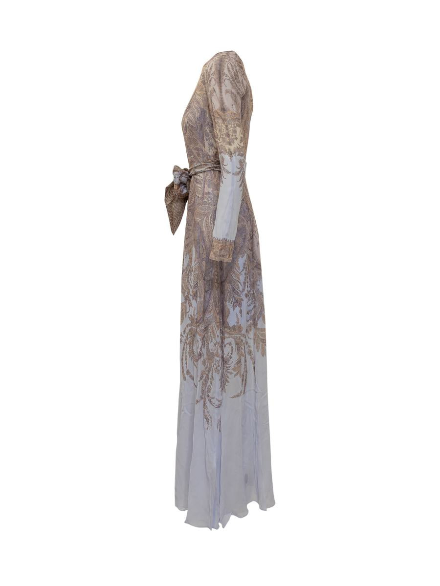 Zimmermann Zimmermann Long Printed Chiffon Dress