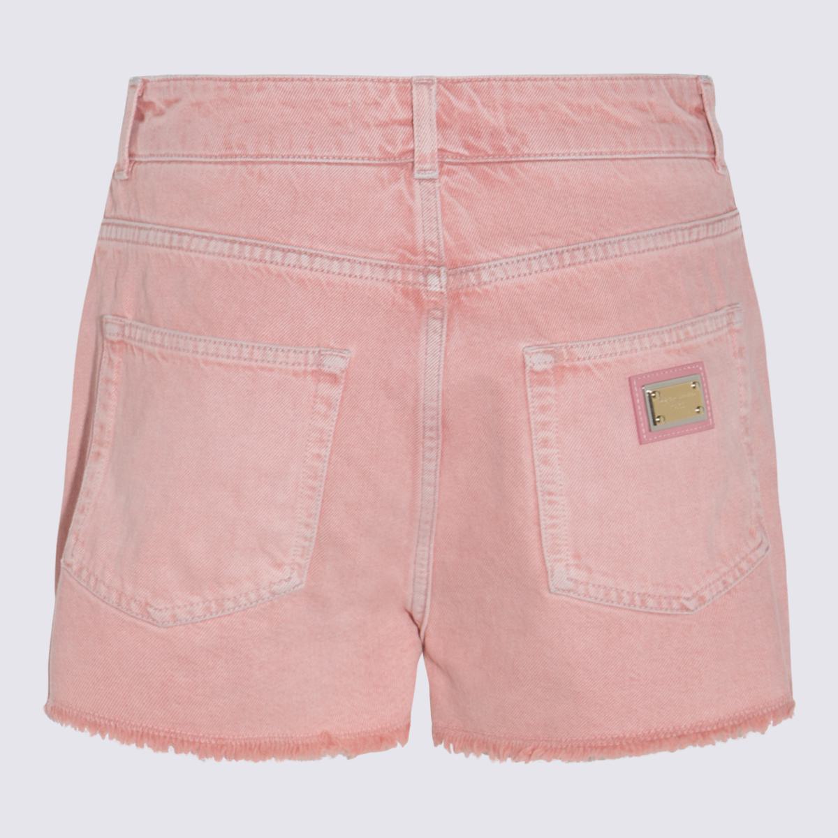Dolce & Gabbana Pink Cotton Shorts