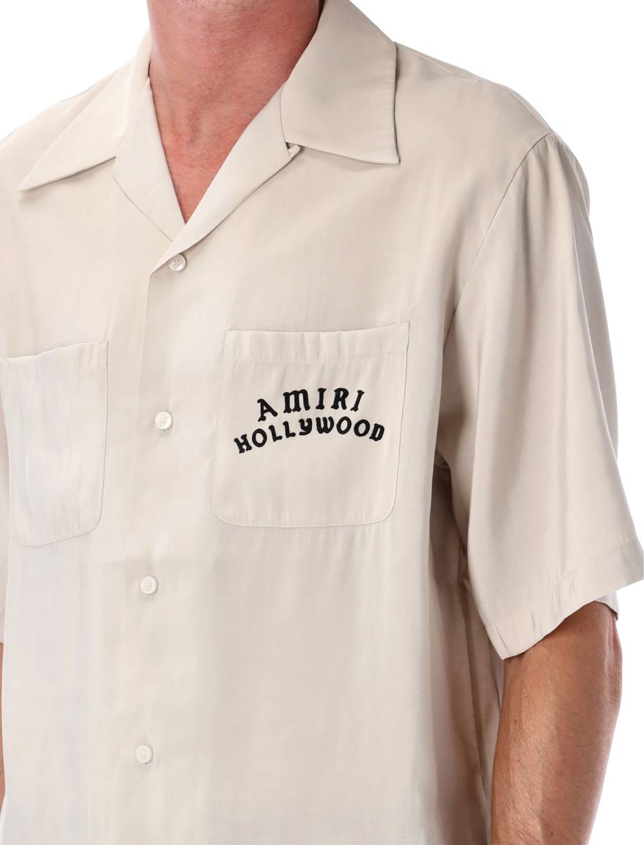 Amiri Hollywood Print Bowling Shirt