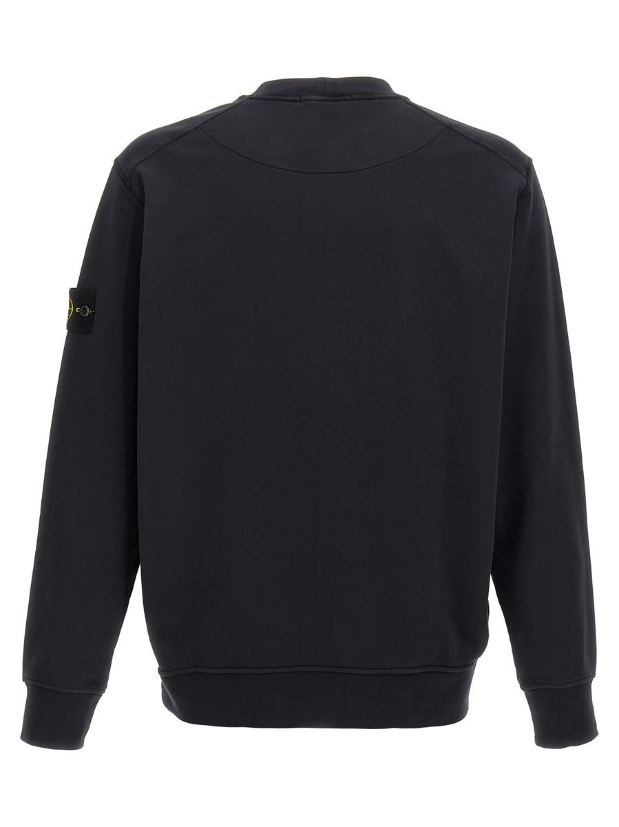 Stone Island Logo Badge Sweatshirt