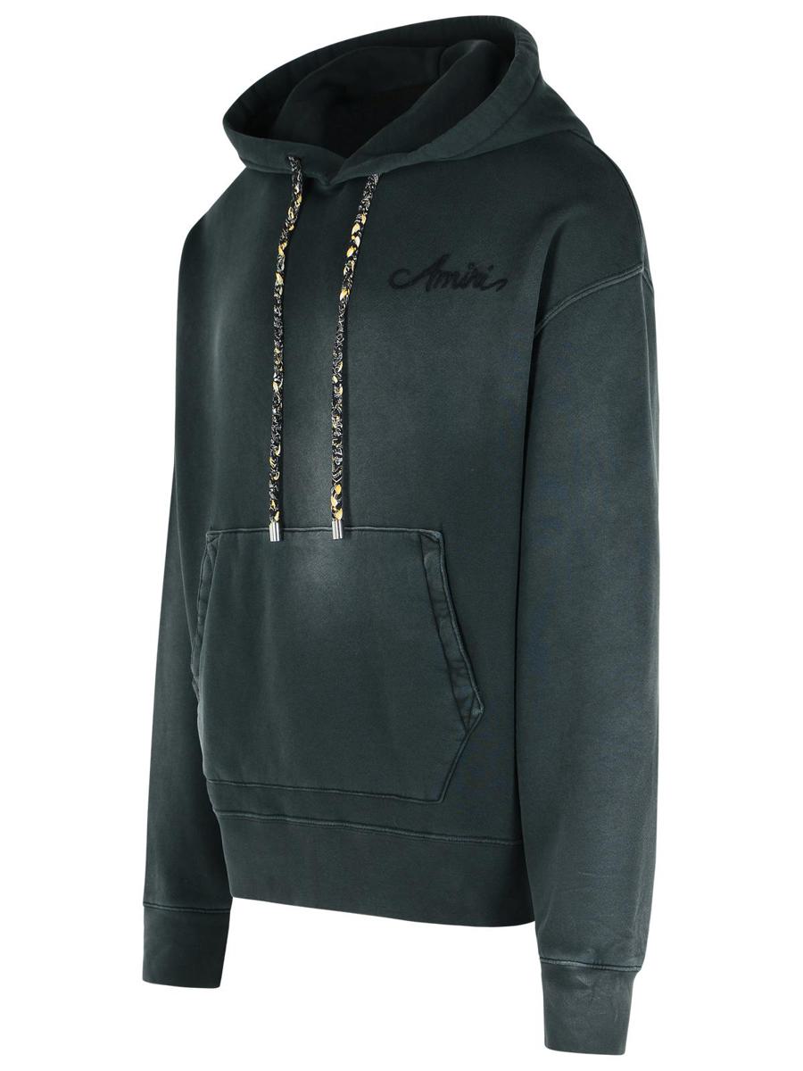 Amiri 'Bleach Bandana' Black Cotton Sweatshirt