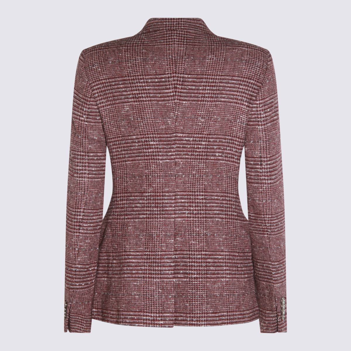 Tagliatore Bordeaux Wool Blazer