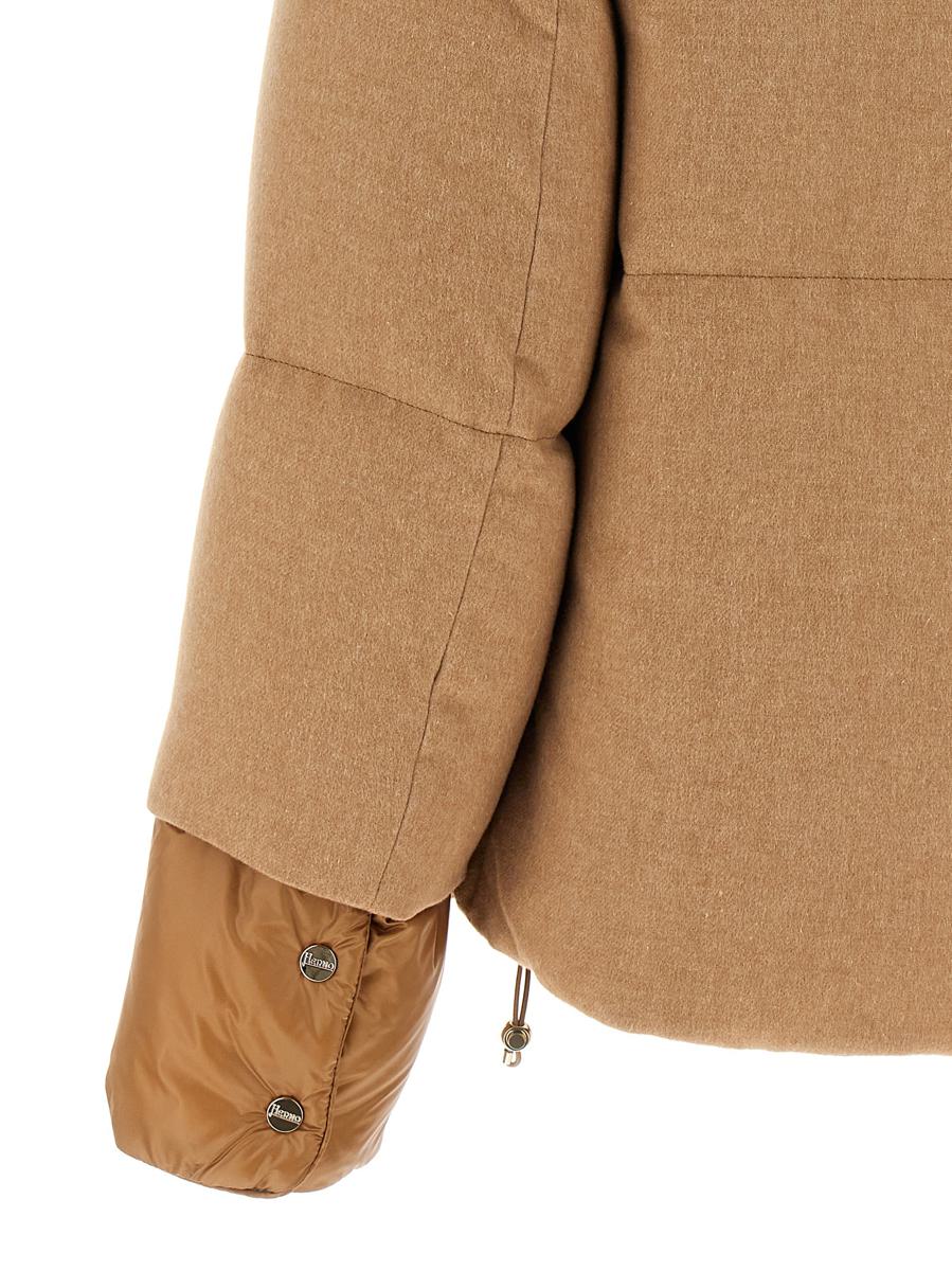 Herno Two-Material Puffer Jacket