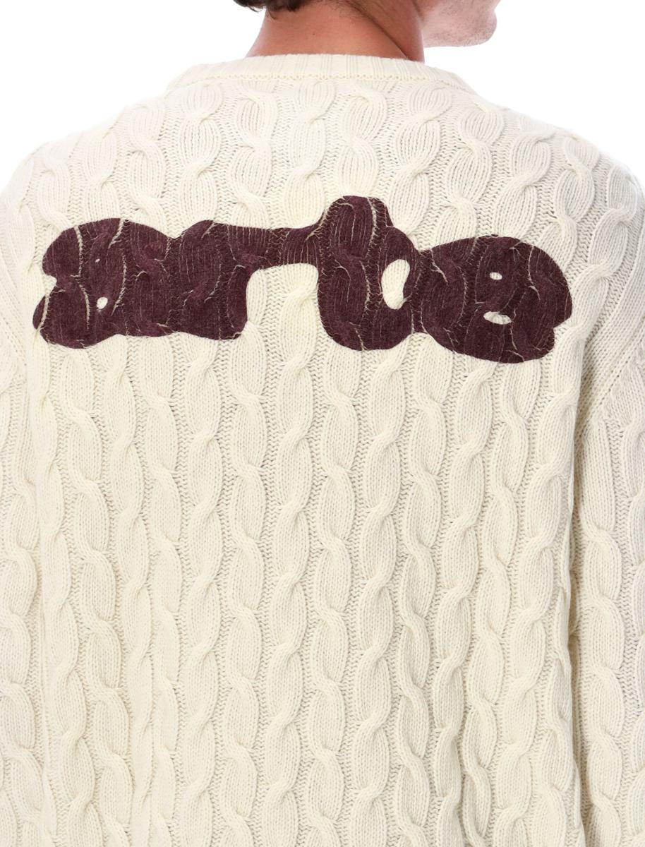 Arte Cream Cable Knit Sweater