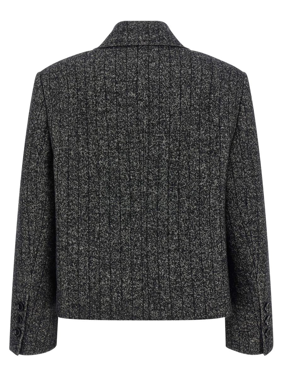 Dolce & Gabbana Striped Wool Blazer