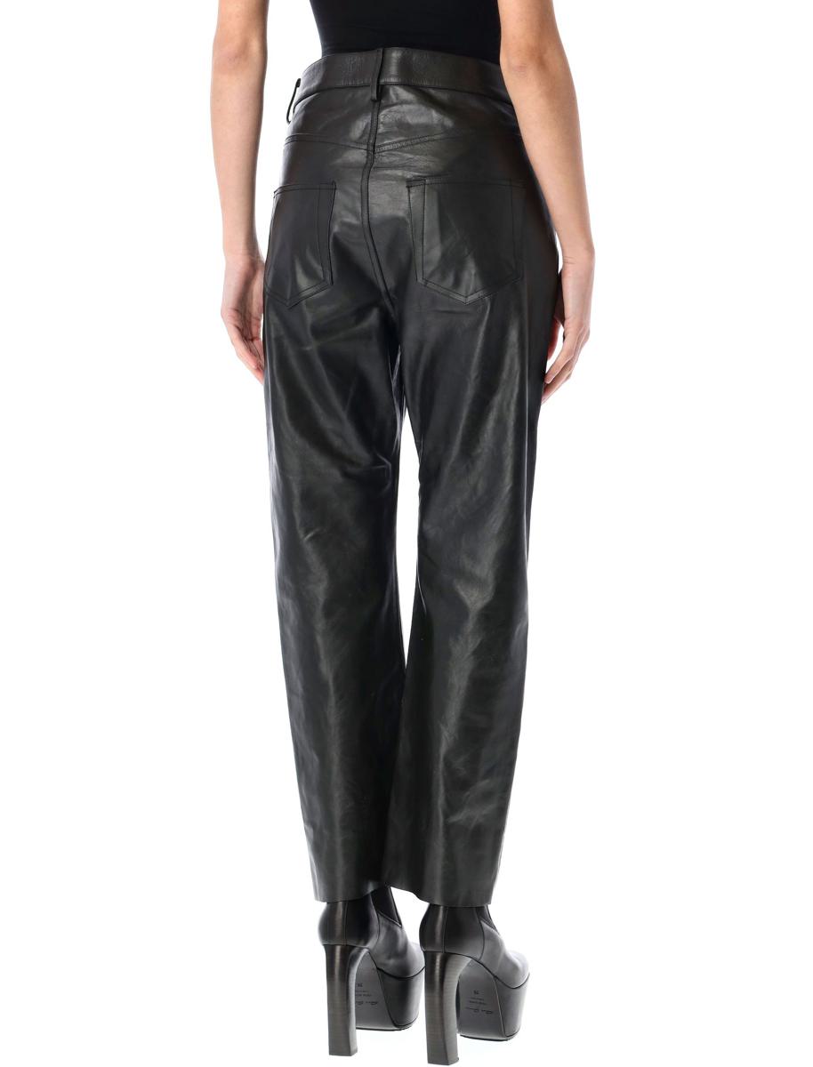 Rick Owens Detroit Cut Leather Pant