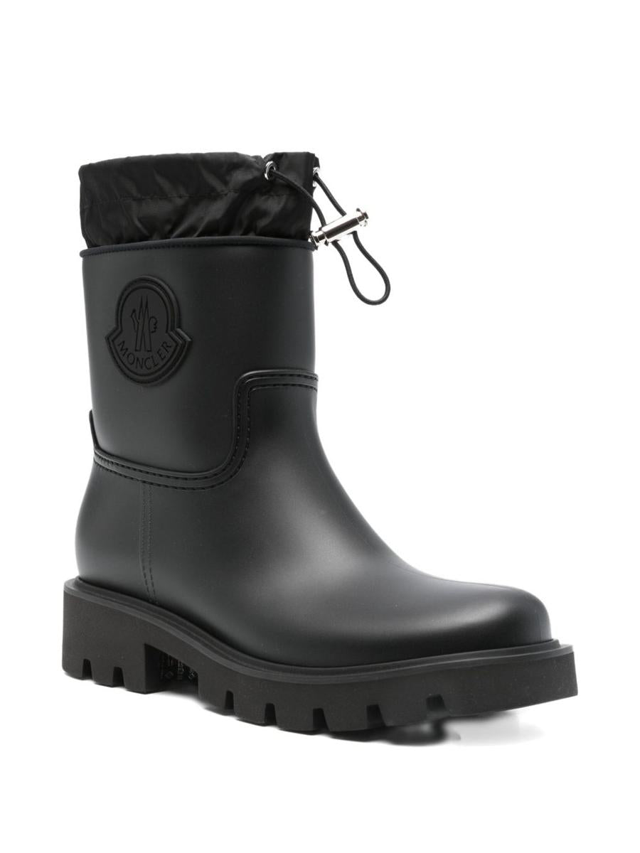 Moncler Black 'Kickstream' Rain Boots