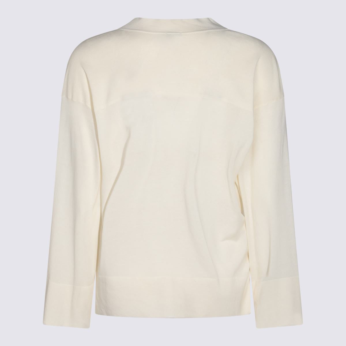Malo Cream Cotton Knitwear