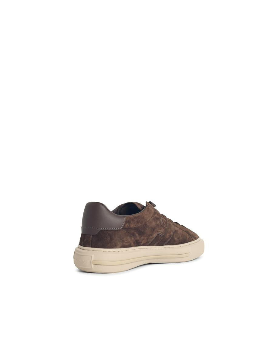 Hogan 'H691' Brown Suede Sneakers