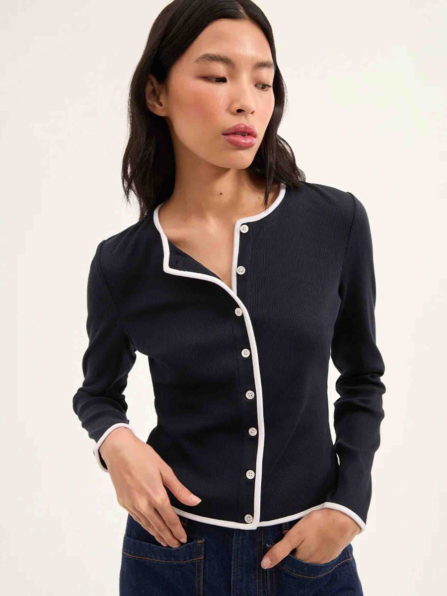Veronica Beard Wilmer Cotton Cardigan