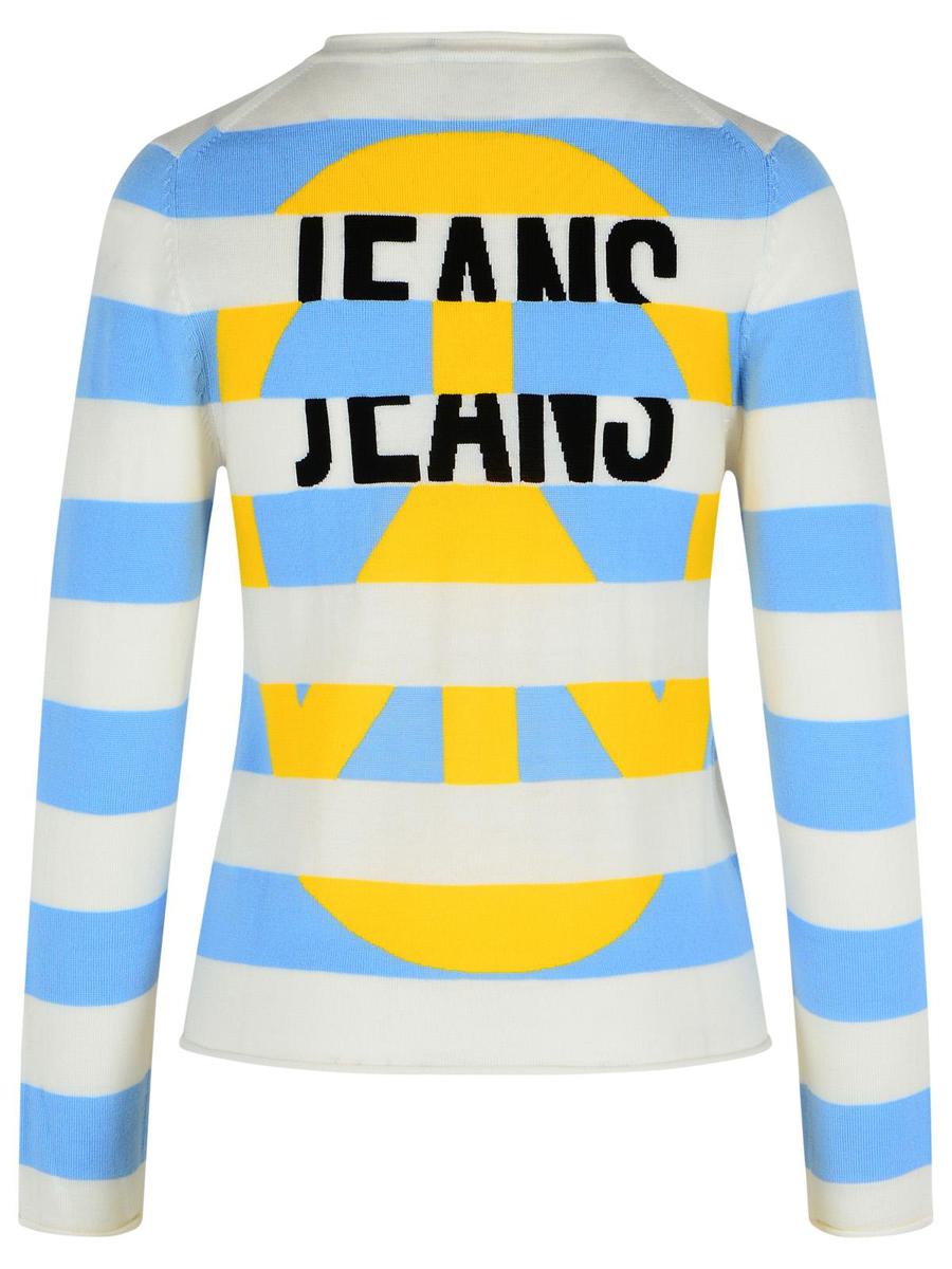 Moschino Jeans Multicolor Virgin Wool Sweater
